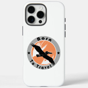 Geboren om Hoesje-Mate iPhone te reizen 16 Pro Max Hoesje