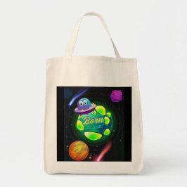 Geboren om in een baan om de aarde te draaien tote bag