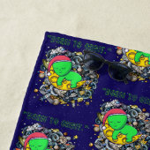 Geboren om in een buitenaardse slaap te slapen strandlaken (In situ)