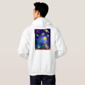 GEBOREN OM IN OMLOOP TE ZIJN HOODIE (Achterkant volledig)