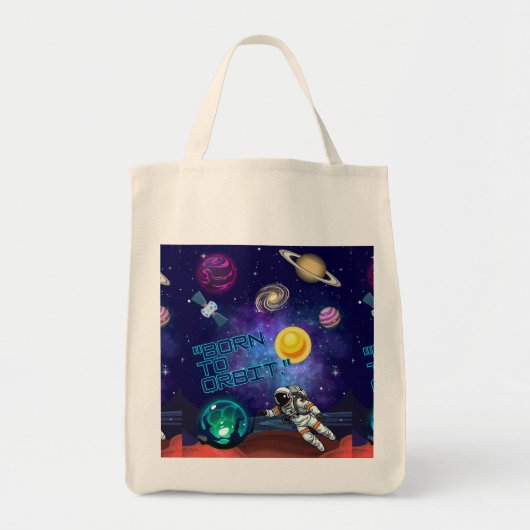 GEBOREN OM IN OMLOOP TE ZIJN TOTE BAG (Voorkant)