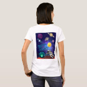 GEBOREN OM IN OMLOOPBAAN TE ZIJN T-SHIRT (Achterkant volledig)