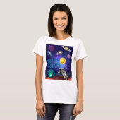GEBOREN OM IN OMLOOPBAAN TE ZIJN T-SHIRT (Voorkant volledig)