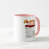 Geboren om je leven te verpesten mok (Voorkant rechts)