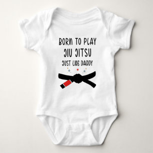 Geboren om Jiu Jitsu te spelen net als papa Romper