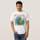 Geboren om kabouter te maaien t-shirt (Voorkant volledig)