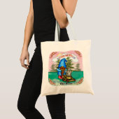 Geboren om kabouter te maaien tote bag (Voorkant (product))