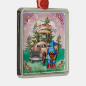 Geboren om kabouter te zwerven metalen ornament (Rechts)