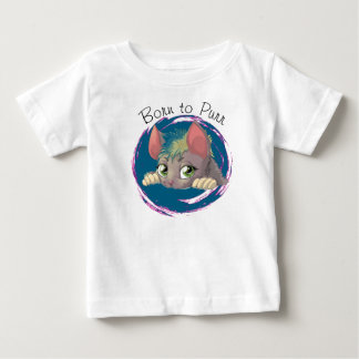Geboren om Kinder T-Shirt Spint - Schattige Cat De
