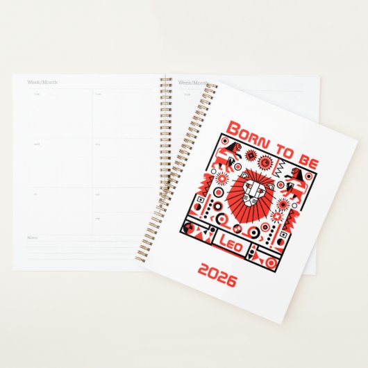 Geboren om Leeuw te zijn Planner (Display)