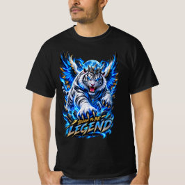 Geboren om Legende te Zijn – Fierce White Tiger T- T-shirt