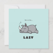 Geboren om lui te zijn (Voorkant)