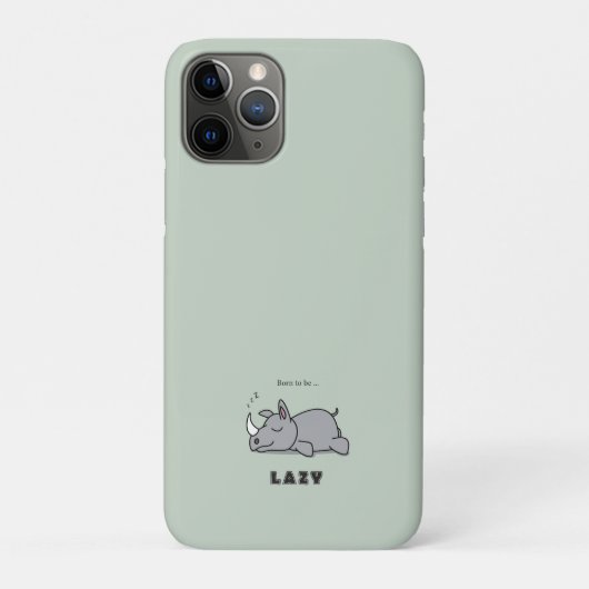 Geboren om lui te zijn Case-Mate iPhone case (Achterkant)
