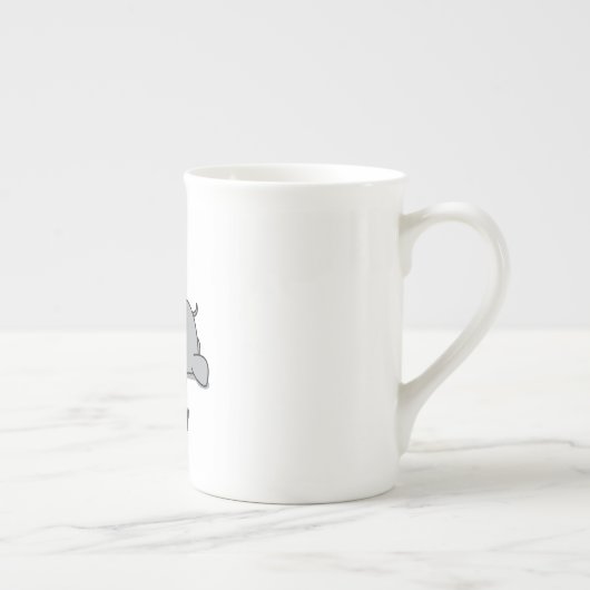 Geboren om lui te zijn porselein kop (Rechts)