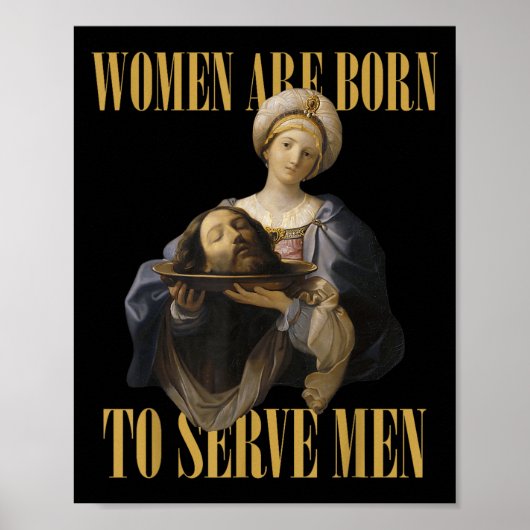 Geboren om Mannen te dienen Christelijk Boss Meisj Poster (Voorkant)
