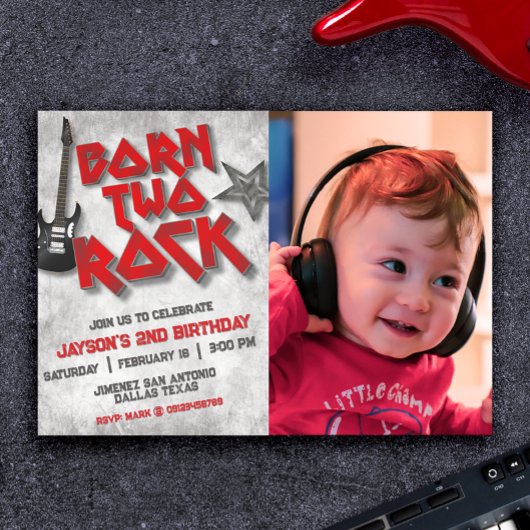 Geboren om met foto-landschap te rocken kaart