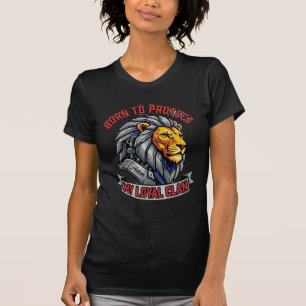 Geboren om mijn loyale clan te beschermen Cybernet T-shirt