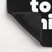 Geboren om mild te zijn muismat (Hoek)