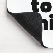 Geboren om mild te zijn muismat (Hoek)