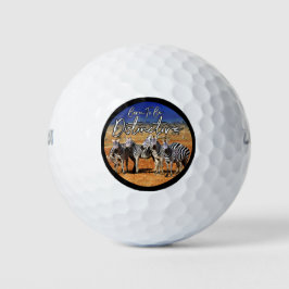 "Geboren om onderscheidend te zijn" Zebra Art Golfballen