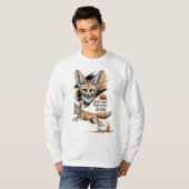 Geboren om op te staan - Desert Sun Fennec Fox Ill T-shirt (Voorkant volledig)