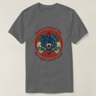 Geboren om op te vallen T-shirt