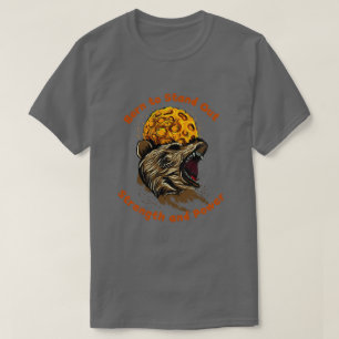 Geboren om op te vallen t-shirt