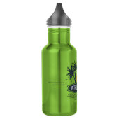 Geboren om palmbomen surfplank vintage logo te sur waterfles  (Links)