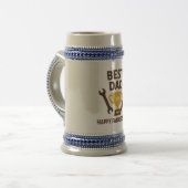 "Geboren om papa te zijn, gelukkige verjaardag!" Bierpul (Voorkant links)