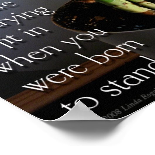 Geboren om Poster uit te staan (Hoek)