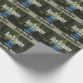 Geboren om roadtrip te verkennen cadeaupapier (Hoek)