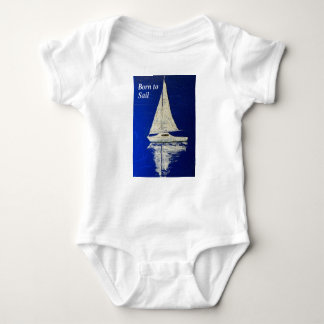 Geboren om Sail baby cadeau te doen. Romper