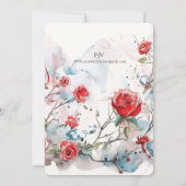 Geboren om samen te rijden bruiloft uitnodiging (Achterkant)