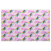 GEBOREN OM SCHAATS GEPERSONALISEERDE STOF (Fat Quarter)