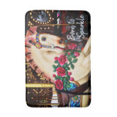 Geboren om Sparkle Carrousel Paard Red Roses Foto Badmat (Voorkant Verticaal)