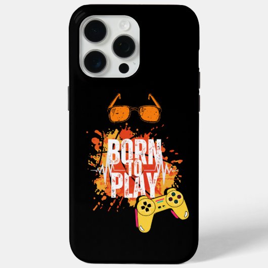 geboren om spellen te spelen Case-Mate iPhone case (Achterkant)