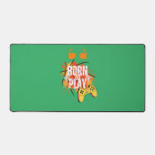 geboren om spelletjes te spelen bureaumat (Voorkant)