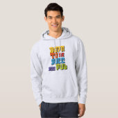 Geboren om succesvol te zijn hoodie ontwerp (Voorkant volledig)