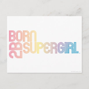Geboren om Supergirl te zijn Briefkaart