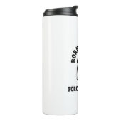 Geboren om te baken gedwongen te werken thermosbeker (Gedraaid links)