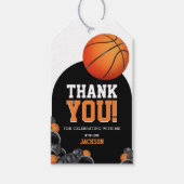 Geboren om te Ball Basketbal Thema Feestgiftlabel Cadeaulabel (Voorkant)