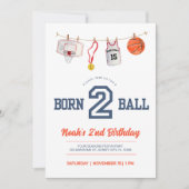 Geboren om te ballen kaart (Voorkant)