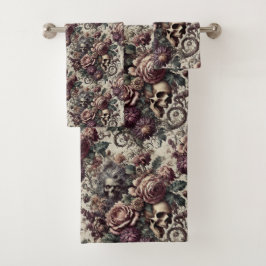 Geboren om te bloeien - Gotisch Victoriaans Bad Handdoek
