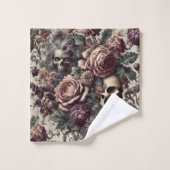 Geboren om te bloeien - Gotisch Victoriaans Bad Handdoek (Wasdoekje)
