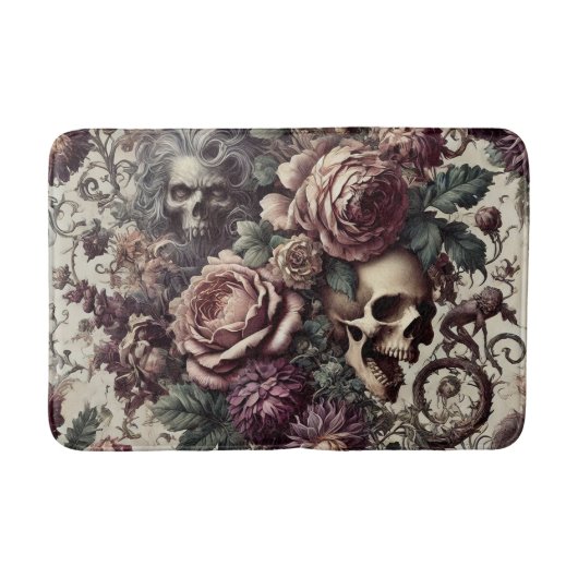 Geboren om te bloeien - Gotisch Victoriaans Badmat (Voorkant)
