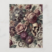 Geboren om te bloeien - Gotisch Victoriaans Feestdagenkaart (Voorkant)