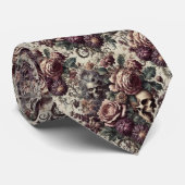 Geboren om te bloeien - Gotisch Victoriaans Stropdas (Opgerold)