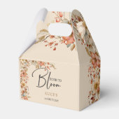 Geboren om te bloeien wilde boho bloemen kinderen  bedankdoosjes (Voorkant Zijde)