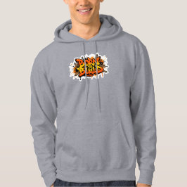 Geboren om te bouwen timmerman graffiti hoodie