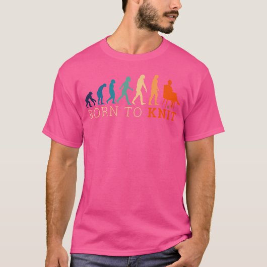 Geboren om te Breien T-shirt (Voorkant)